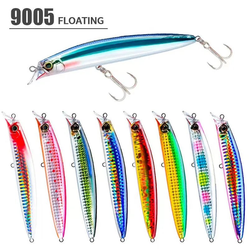 

Fishing Lures 115mm/15g Sinking Minnow Wobblers Plastic Artificial Baits with Hook for Bass Pike Carp Swimbait Tackle