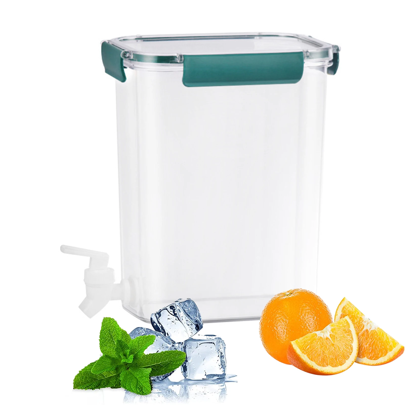 

4.5L Refrigerator Cold Water Bucket Cold Kettle With Faucet Water Pitcher Jug Tea Lemonade Juice Beverage Dispenser Container