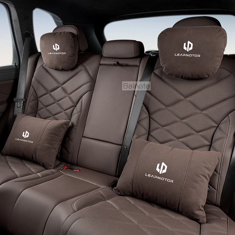 Для Leapmotor C10 C11 C16 B01 B10 C01 2024 2025 2026 Автомобильная подушка для шеи Поясная подушка Автомобильный подголовник для шеи Сиденье Автомобильные аксессуары (art.: 3920d091a8887) - 3920d091a8887