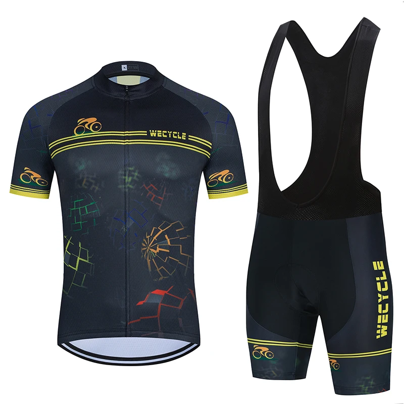 

2023 Road Bike Jersey Set Men's Cycling Clothing Summer MTB Team Clothes Short Sleeve Uniform Triathlon Skinsuit Ropa De Hombre