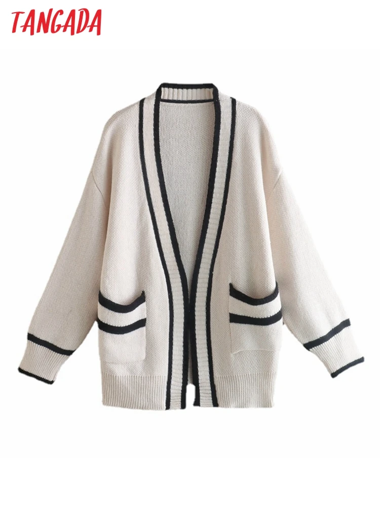 

Кардиган женский вязаный свободного кроя, 1F45