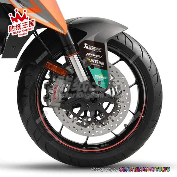 

1 пара наклеек на крылья для KTM 2014-2016 1290 SUPER DUKE R 2016-2018 1290 SUPER DUKE GT, водонепроницаемые наклейки