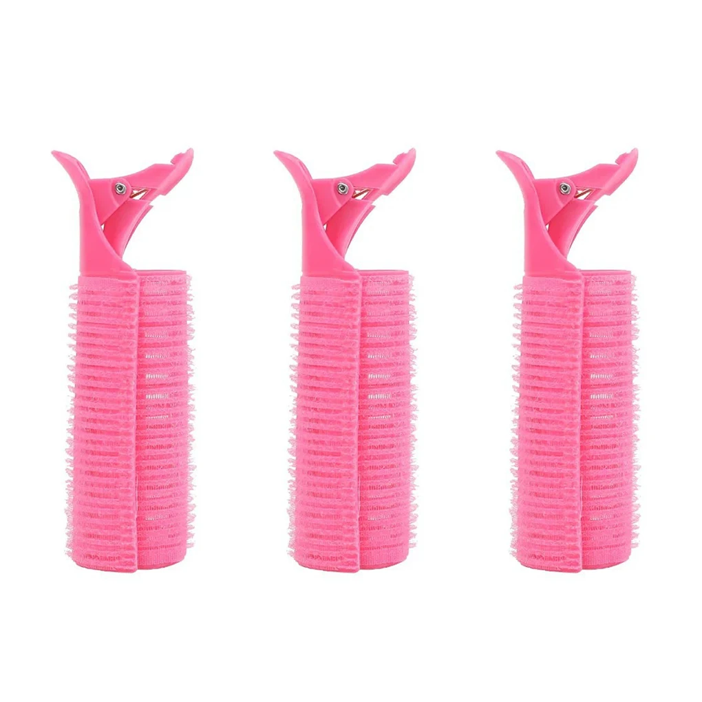 

Hair Root Clips Fluffy Bangs Rollers Curler Portable Travel Washable Reusable Plastic Heatless Hairpins Clamps