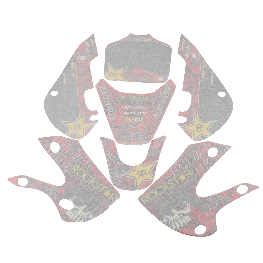 

Комплект пластиковых обтекателей для крыльев, полное покрытие корпуса, крылья, брызговики, сиденья, подушка, газовый топливный бак для Kawasaki KLX 110 KLX110 KX65 KX 65