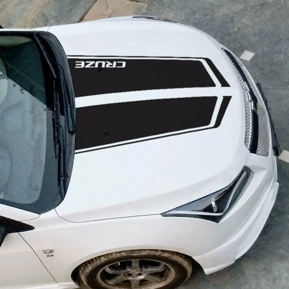 

Chevrolet Chevy Cruze - Rally Racing Stripe hood decal Graphic sticker kit