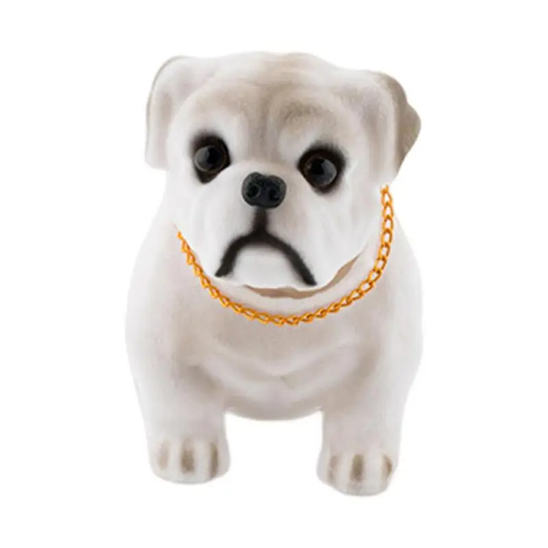 

Shaking Head Dog Desktop Ornament Car Dashboard Nodding Dog Decor Car Interior Dashboard Ornament Bobble Head Doll Toy For Car