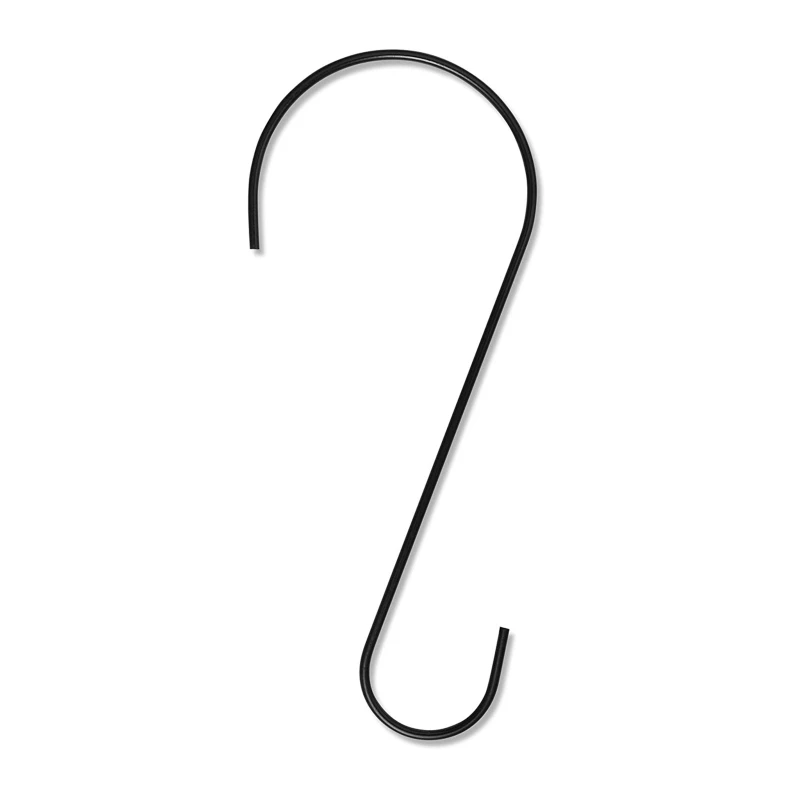 

Металлическая подвесная стойка 12in Антикоррозийные декоративные крючки для помещений и улицы для растений, кормушки для птиц, подвесные Фот...