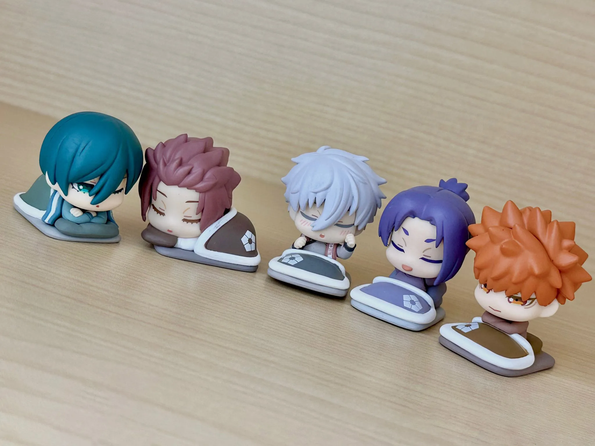 Stasto Stand Stones капсульная игрушка каваи Onemutan Bluelock vol.2 nidone Earth Color Ver. Спящие фигурки