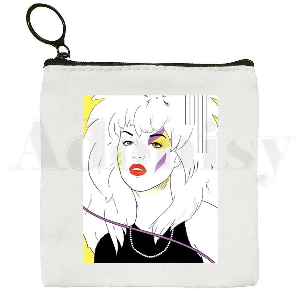 Jem And The Holograms Fashion Hipster Rock Hip Hop Coin Purse Storage Small Bag Card Bag Key Bag Coin Clutch Bag Zipper Key Bag