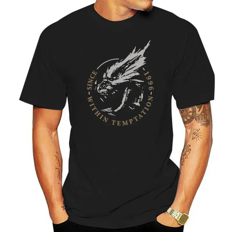 

Within Temptation 'Dragon 1996' T-Shirt NEW Cotton Tee Shirt For Youth Middle-age The Elder