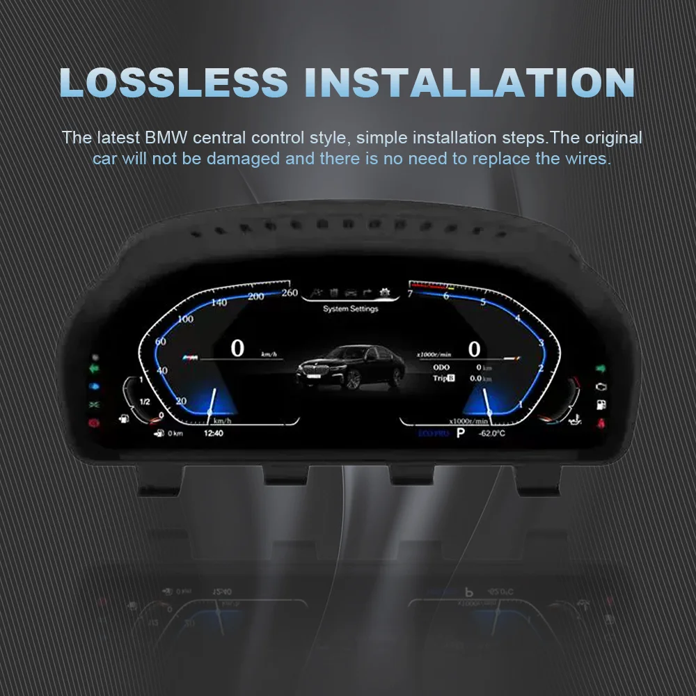 Фото Приборная панель для BMW E83 F25 F26 E70 E71 F15 E81 F20 E90 E60 F30 F32 F10 F06 E65 E84 F48 Спидометр Цифровой набор инструментов №5