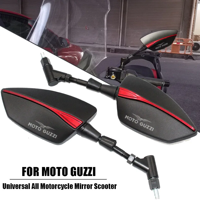 

For Moto Guzzi V9 Roamer/Bobber/V85 TT/V7 Stone/Special Aluminum CNC Motorcycle Side Mirror rearview Mirrors