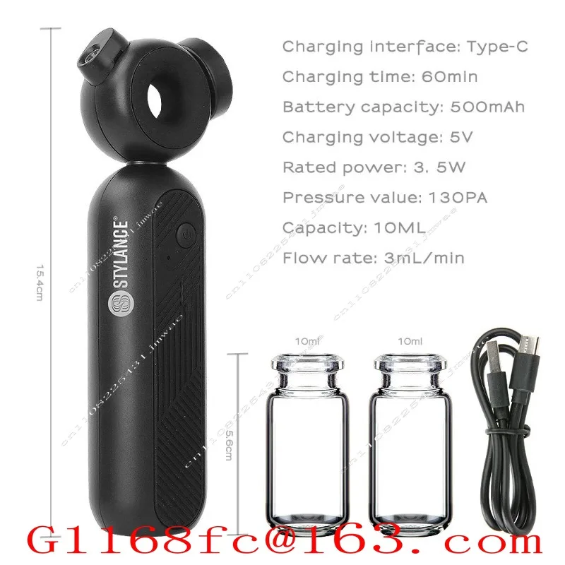Фото Мини-распылитель для ухода после бритья 5В/3.5Вт 130Па с USB Type-C, 10 мл, атомайзер для бритья №2