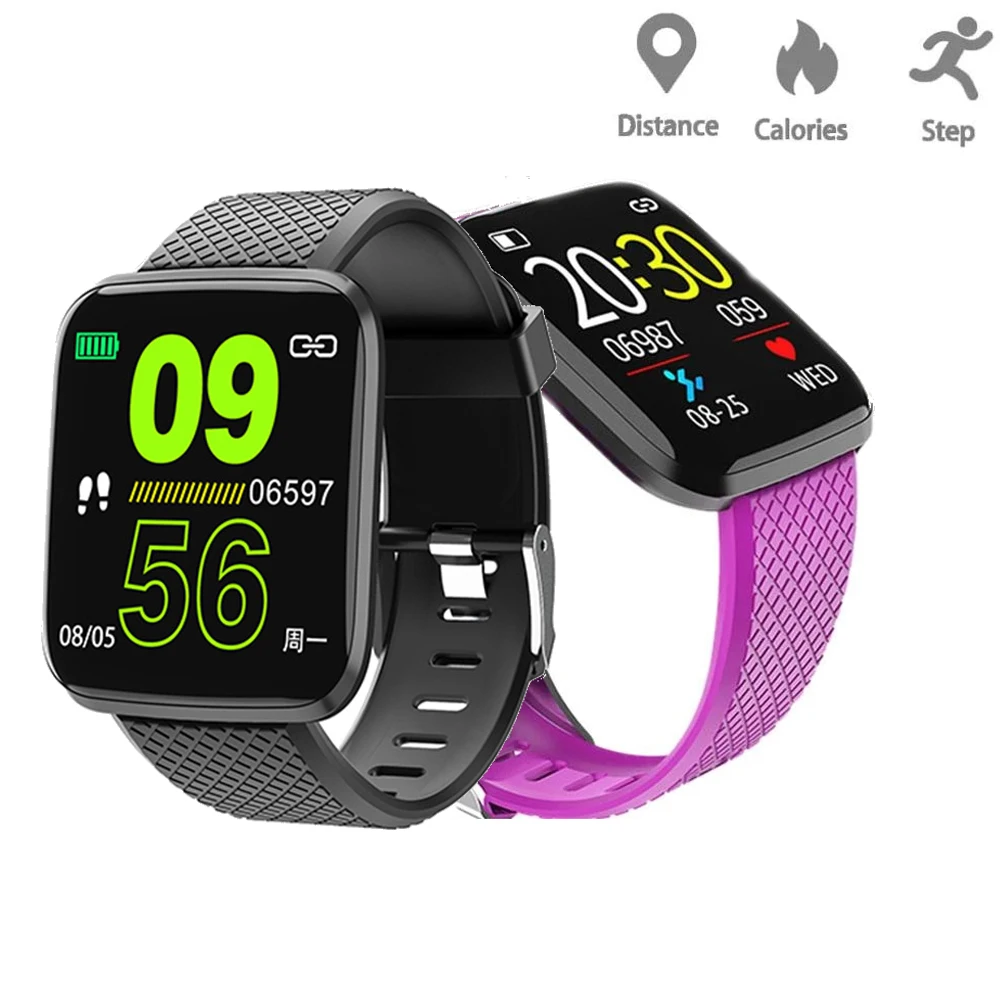 

Smart Bracelet Color Screen Heart Rate Blood Pressure Health Sleep Detection Sports Watch Call Reminder For Men Women