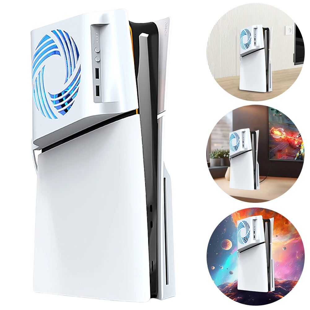 Вентилятор охлаждения для консоли layStation 5 Slim боковой с контролем температуры