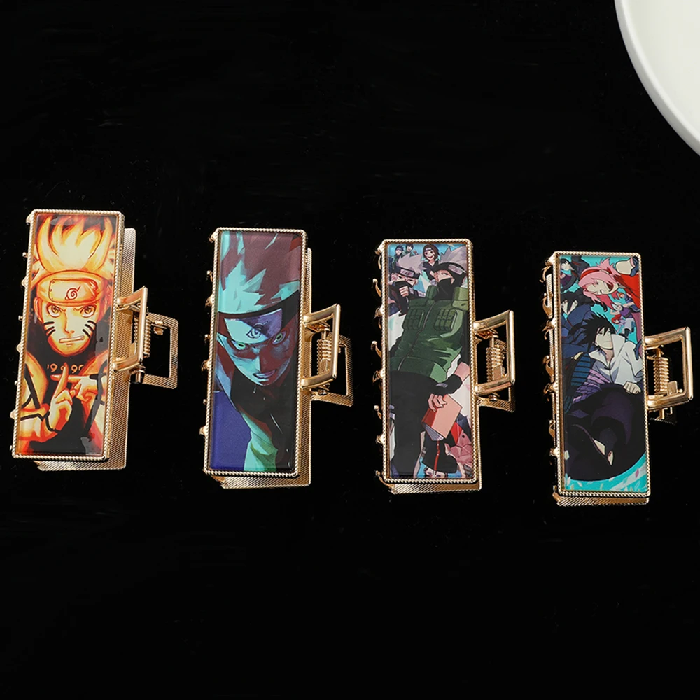 

Cartoon Anime NARUTO Hair Clip Uzumaki Naruto Uchiha Sasuke Hatake Kakashi Headwear for Women Jewelry Hair Accessories Toy Gift