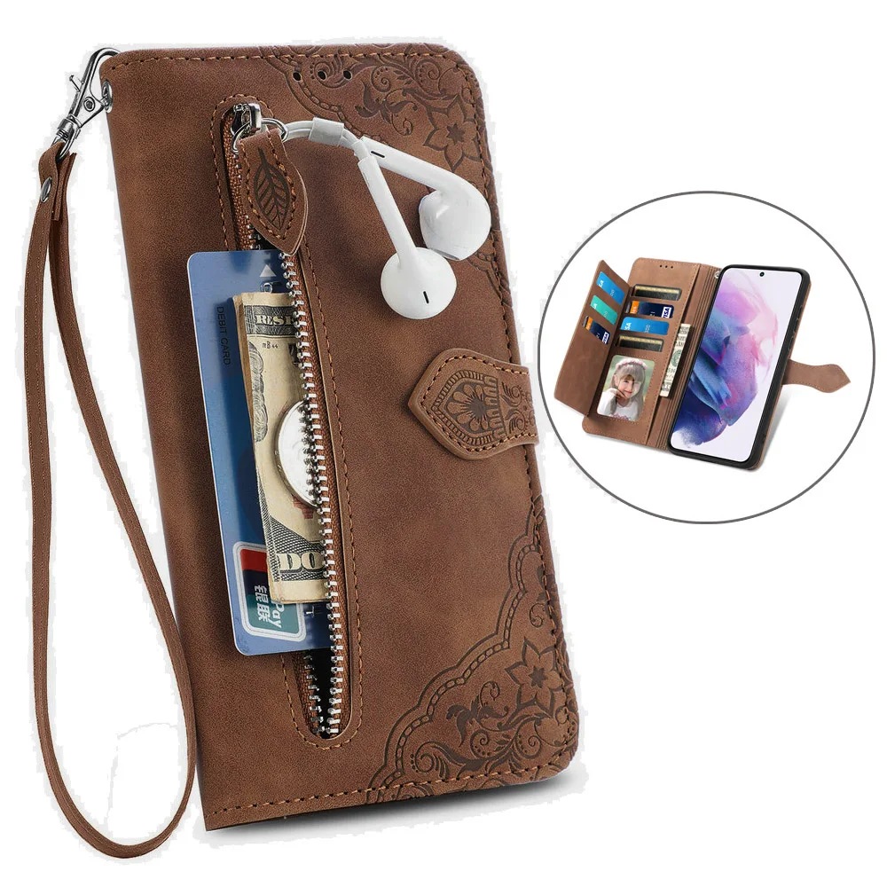 A70 A50 A30S A20 A10E Luxury Case Zipper Leather Wallet Multi Card Holder Book Coque for Samsung Galaxy A50S Cover A 70 40 20 E