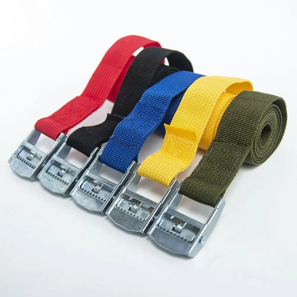 

Outdoor Bundled Strap Nylon Backpack Luggage Bag Lashing Strap Strong Buckle Rope Traveling Hiking Camping Climbing Accessories