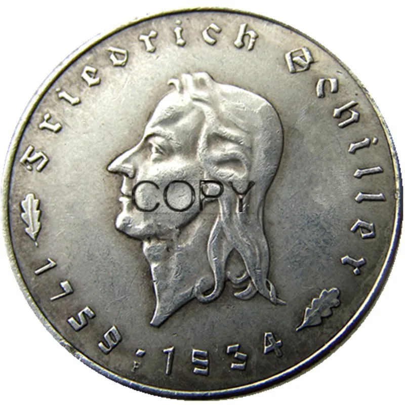 

Копировальные монеты из серебра DE(42)Германия 1934 YYBCB