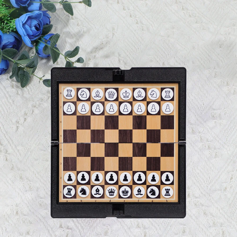 

Europe Magnetic Checkers Chess For Kids Board Mini International Draughts Child
