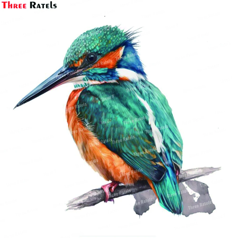 Настенные обои Three Ratels K902 Kingfisher Bird для комнаты, настенные клейкие обои, домашний декор, наклейки и переводки