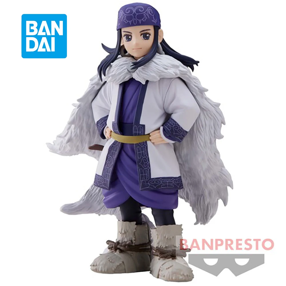 

In Stock Banpresto Golden Kamuy Asirpa 11Cm Original Genuine Anime Figure Pvc Model Collectible Toys for Boys