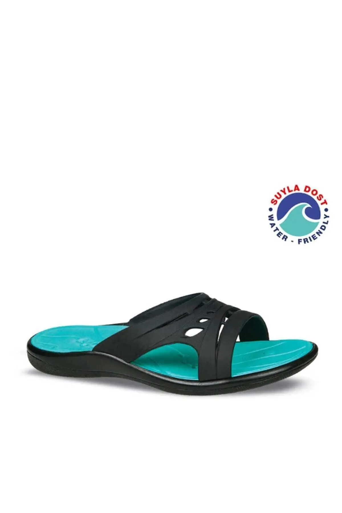 

, New Splash-Z (35-41), анатомические, водонепроницаемые, женские тапочки, черные