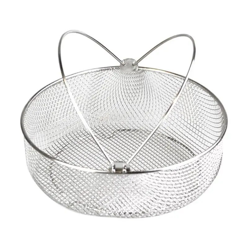 

Stainless Steel Air Fryer Basket Liner Stainless Steel Air Fryer Liners With 2 Handles Reusable Colander Basket Food Safe Air Fr