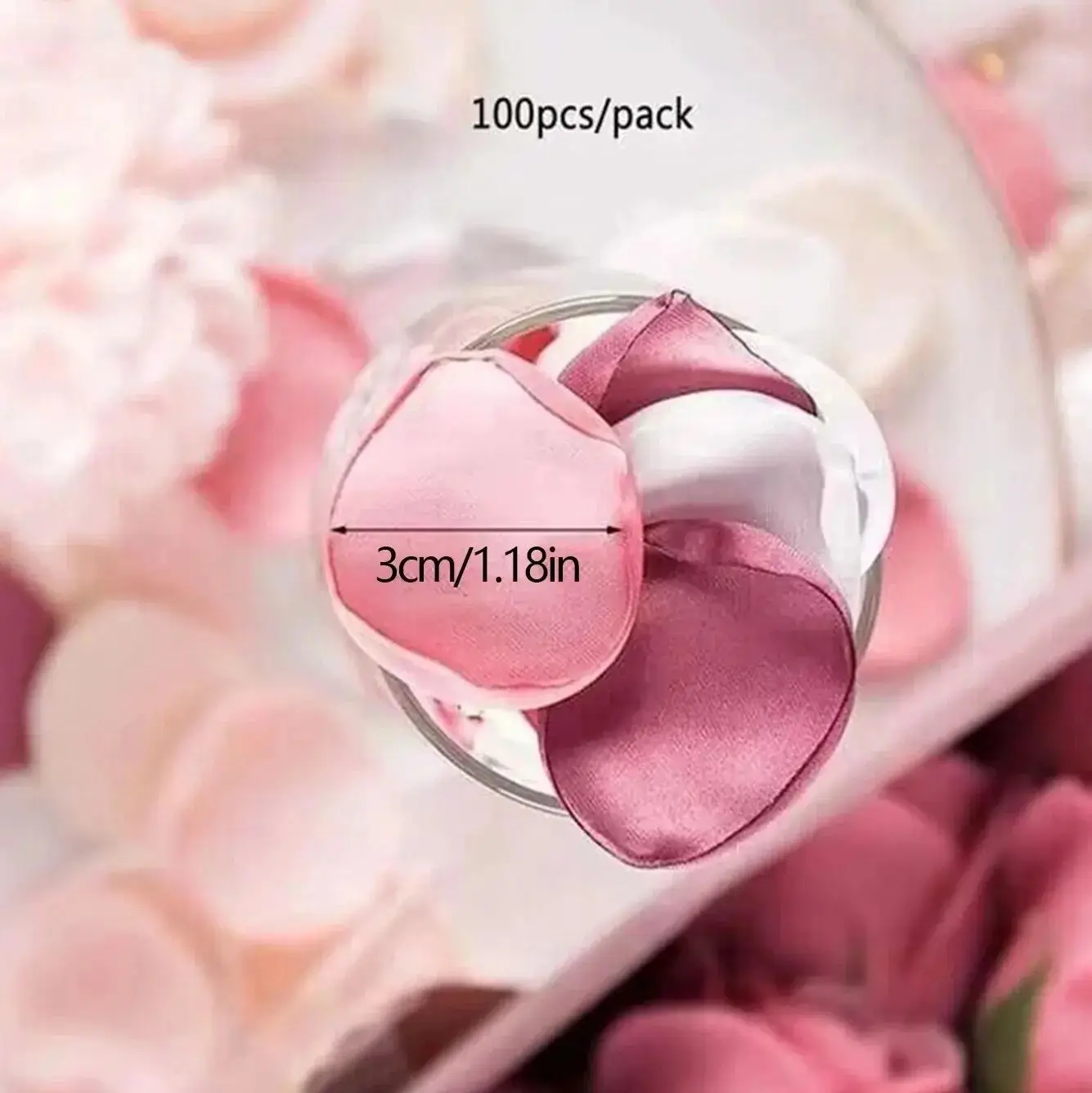 100 шт. шелковые искусственные цветочные лепестки розы для свадебного стола