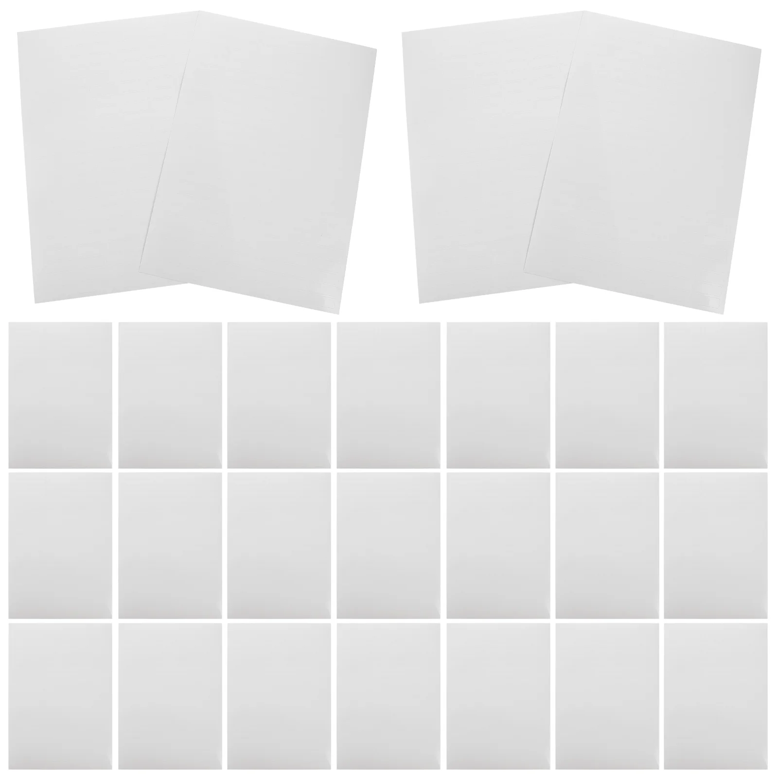 

100 Sheets Self-adhesive Printing Paper Laser Tag Label Decal Stickers Matte Price Address Labels Printable