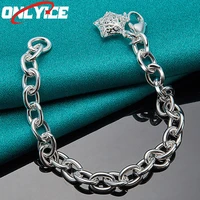 925 sterling silver openwork star pendant bracelet ladies fashion glamour party wedding engagement jewelry