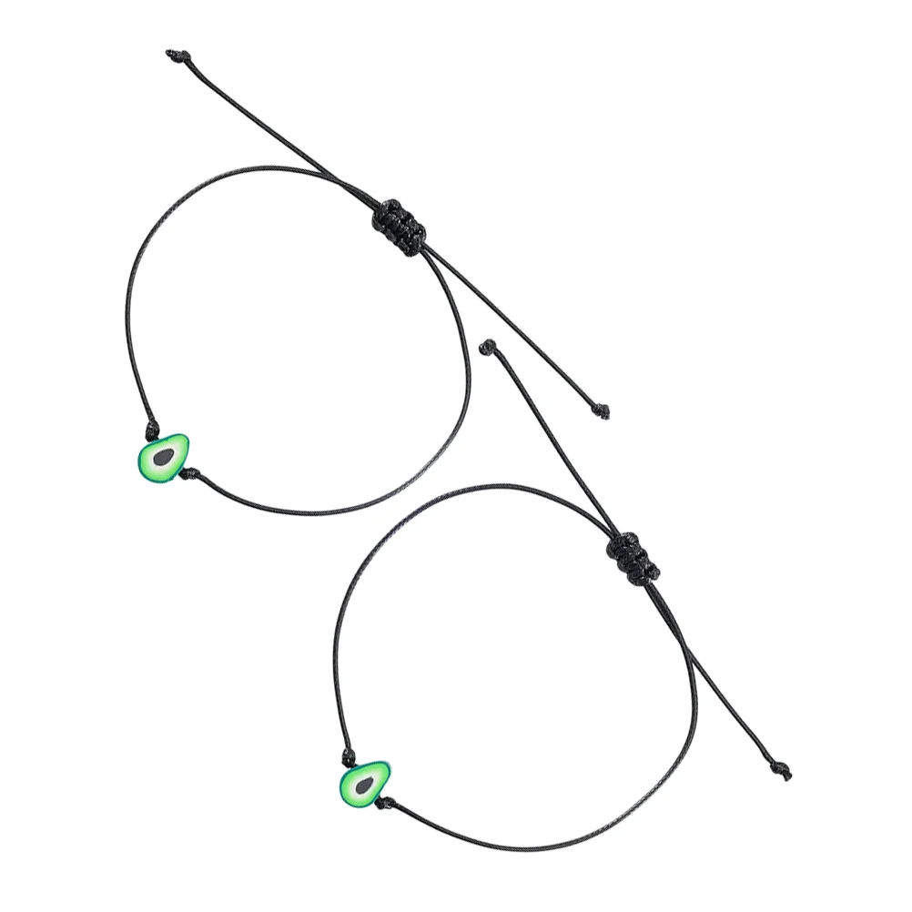 

2pcs Avocado Bracelets Friendship Bracelets Matching Bracelets Avocado Jewelry