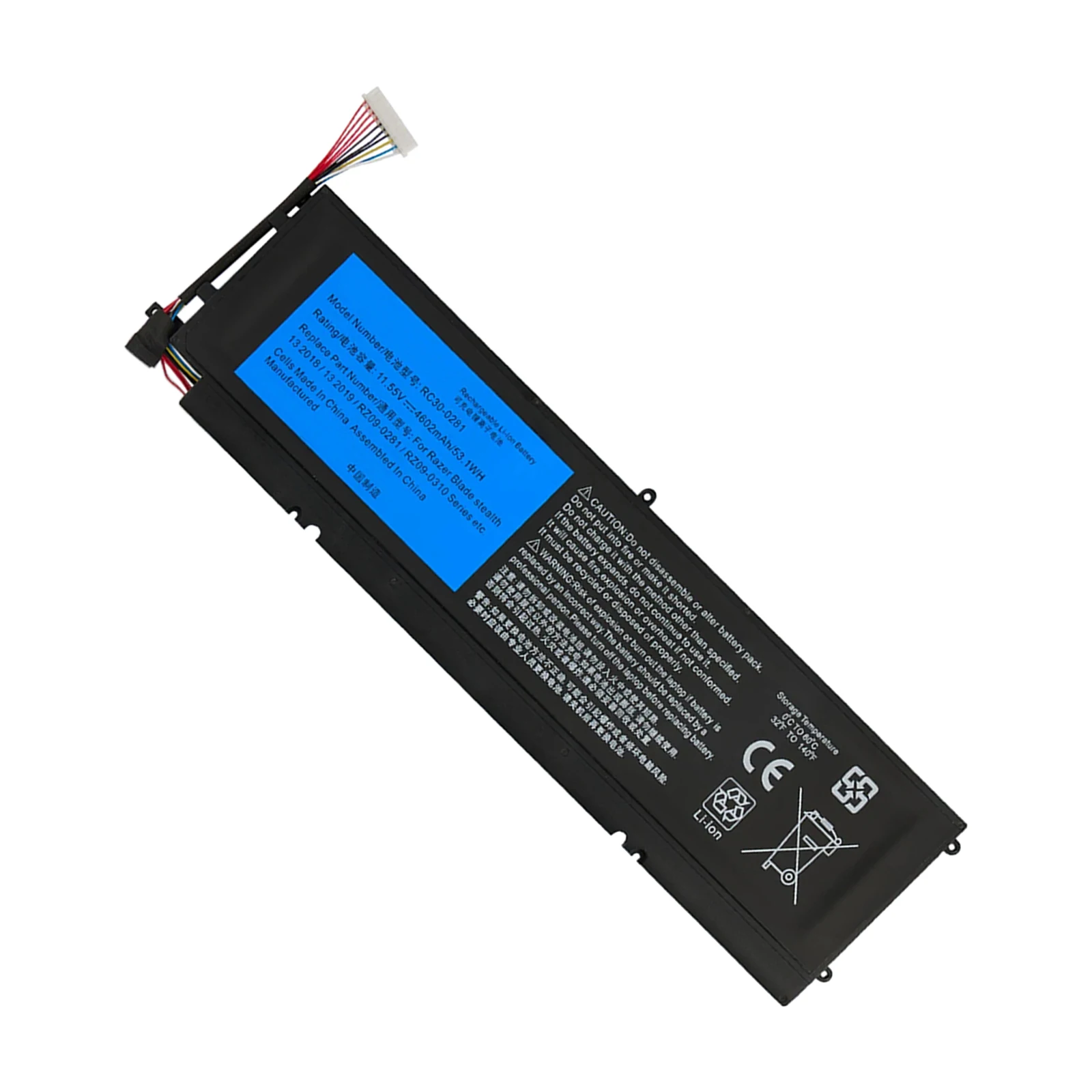 YOOFAN Batería Original para ordenador portátil Razer Blade Stealth 13 11 55 2018 2019 RC30-0281 RZ09-02810E71