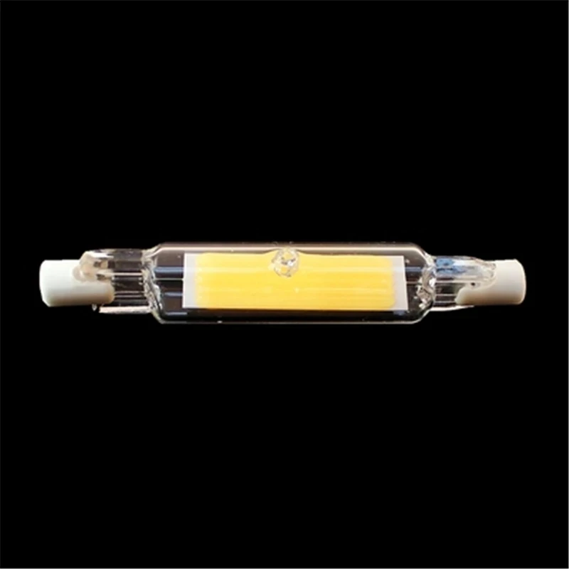 10XDimbare R7S COB Светодиодная лампа Glazen Buis voor Vervangen Halogeen Spot Light 78 мм 118 AC 110 В 220 Вalaisbesparende