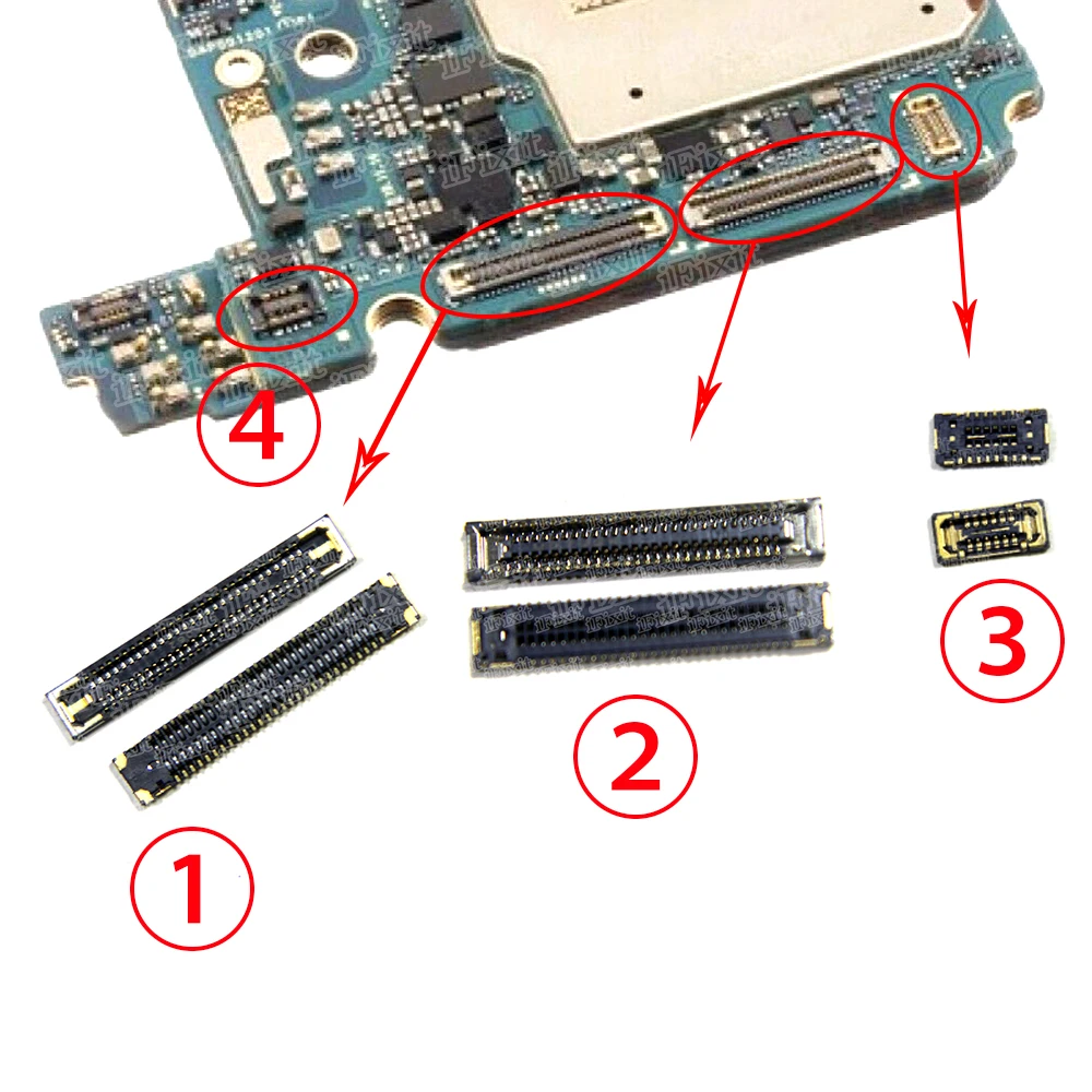 2-10 шт. для Samsung S20FE S20 FE 5G G781 LCD FPC Plug основной платы PCB коннектор материнская плата