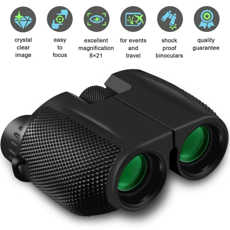 

Professional Binoculars 10x25 HD High Powered Binocular Portable Concert Hunting Telescope Scope For Children Adult