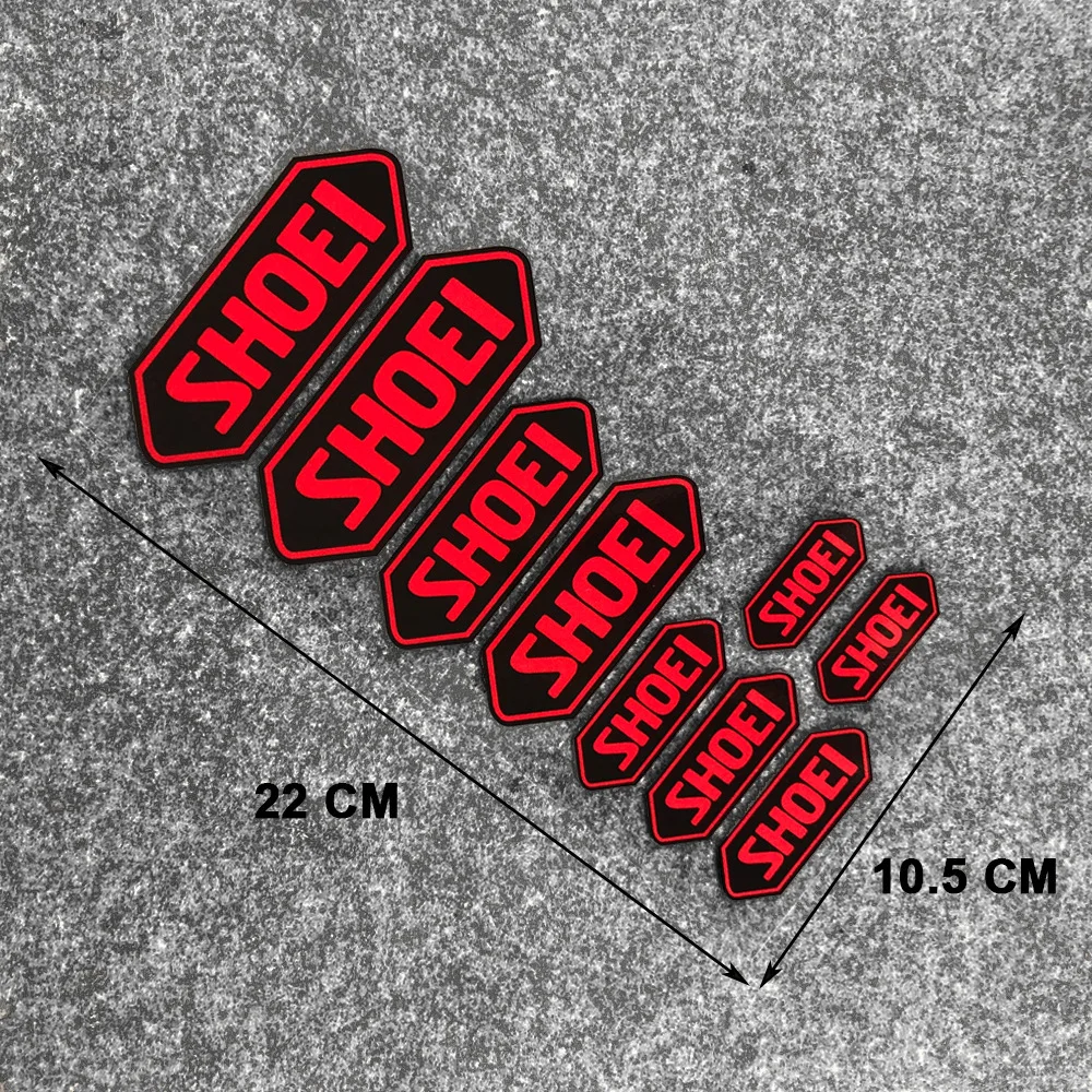

Светоотражающий цвет, наклейка на шлем SHOEI, модификация мотоцикла, водонепроницаемое украшение, универсальные аксессуары