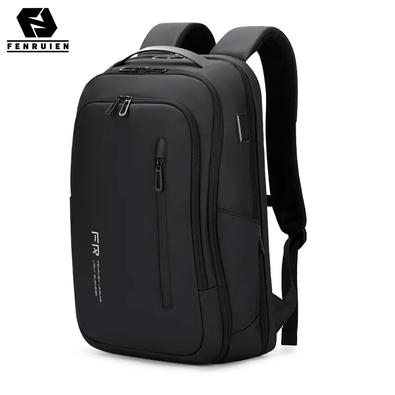 Fenruien Brand 17 Inch Laptop Backpack Men USB Charging Travel ...