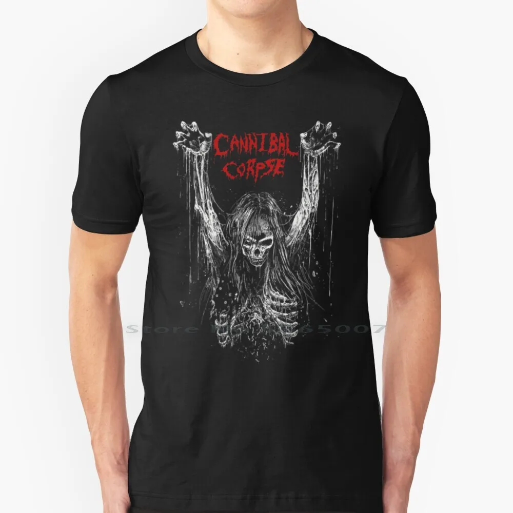Cannibal Corpse T Shirt 100% Cotton Cannibal Corpse Death Metal Goregrind Black Metal Brutal Metal Scourge Of Iron Pat Obrien