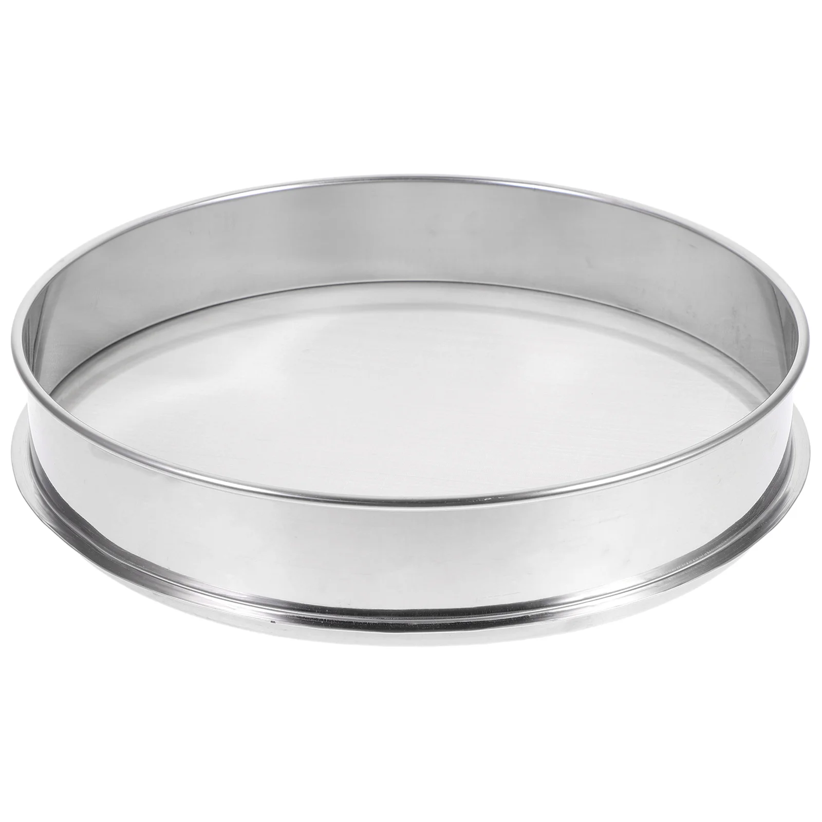 

Sifter Flour Sieve Pollen Baking Shaker Mesh Screen Herbal Round Strainer Stackable Cake Stainless Steel Sifters Colander