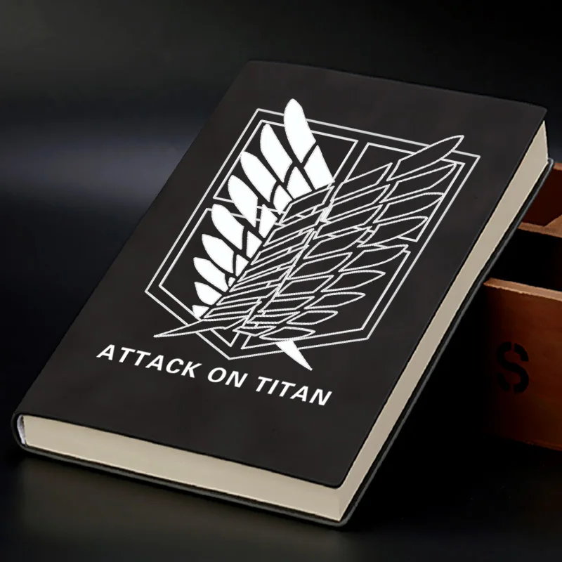 

Блокнот для косплея Леви из аниме «атака на Титанов», Волшебная книга, журнал для записей Эрена, дневник, блокнот, реквизит
