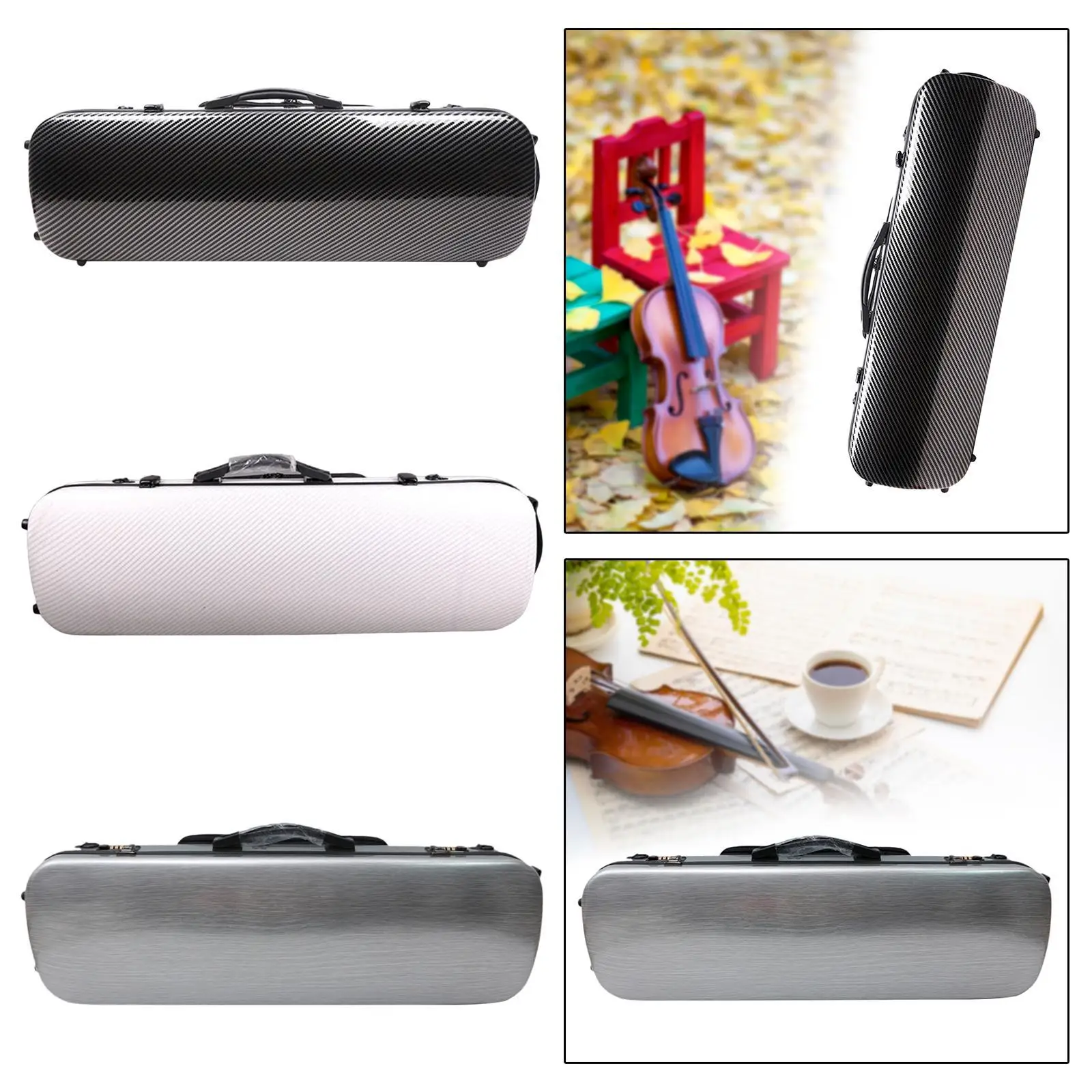 Жесткая оболочка для скрипки 4/4 дюйма с кодовым замком регулируемые Наплечные