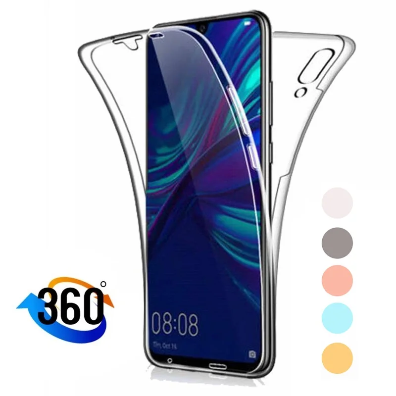 Противоударный чехол для Huawei P40 Pro Y5 Y6S Y7 360 Y7P Lite E P20 P30 полное покрытие силикон -