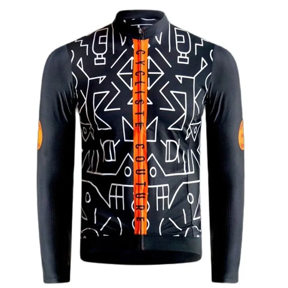 Зимний термофлисовый трикотаж Chaise одежда для велоспорта унисекс с длинными