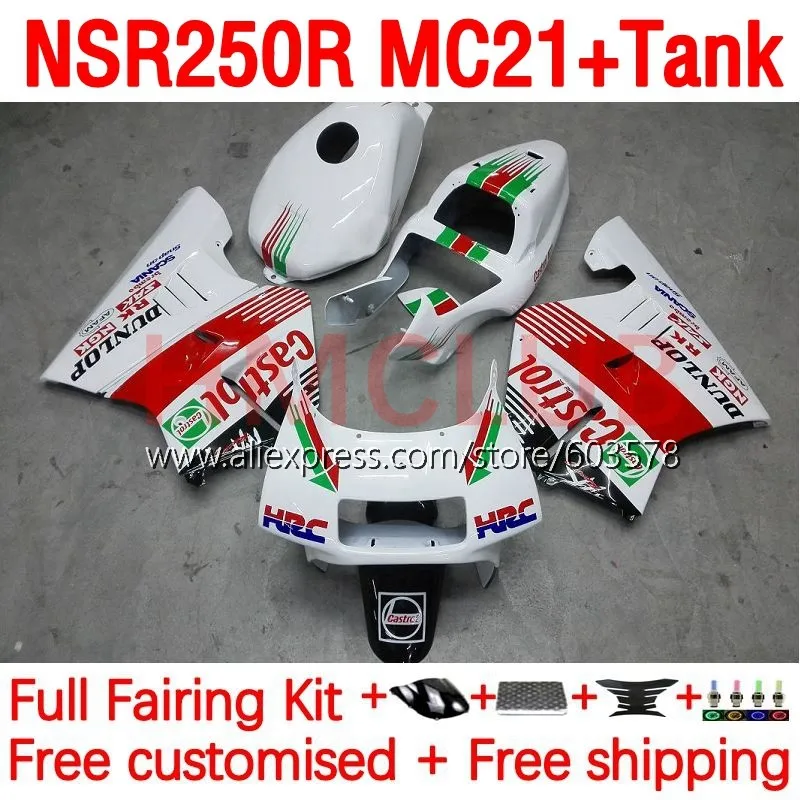 

+ Впрыск бака для HONDA NSR250 NSR 250R 250 R RR CC Castrol красный MC21 NSR250R 90 91 92 93 1990 1991 1992 1993 обтекатель 194No.12