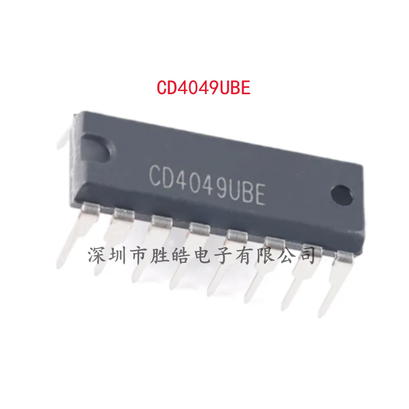 

(10PCS) NEW CD4049UBE CD4049 Six-Way Reverse Buffer Converter Chip Straight In PDIP-16 Integrated Circuit