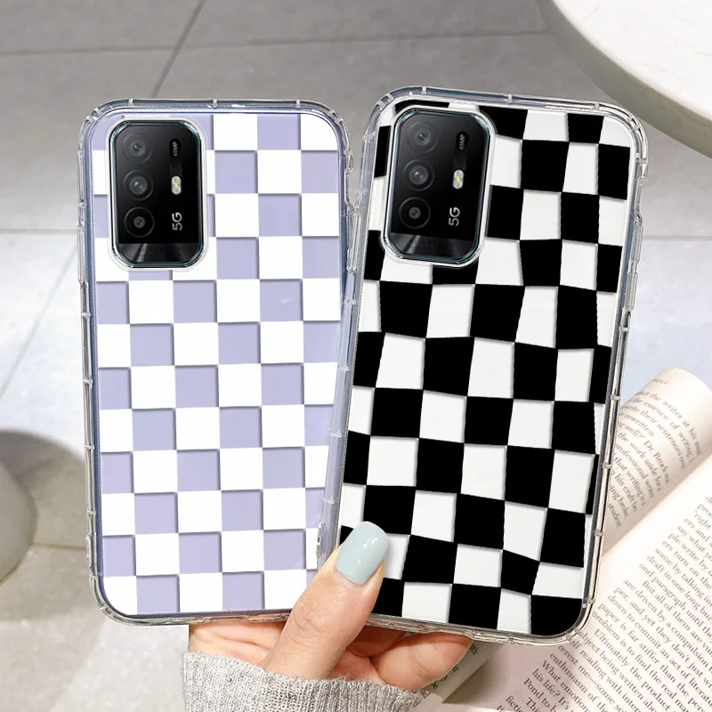 

Case For OPPO A94 A95 Cases Silicone TPU Coque OPPO A9 A93 A5 2020 A54 A74 F11 F17 F19 Pro Plus Reno 4 5 Lite 5F 5Z Clear Covers