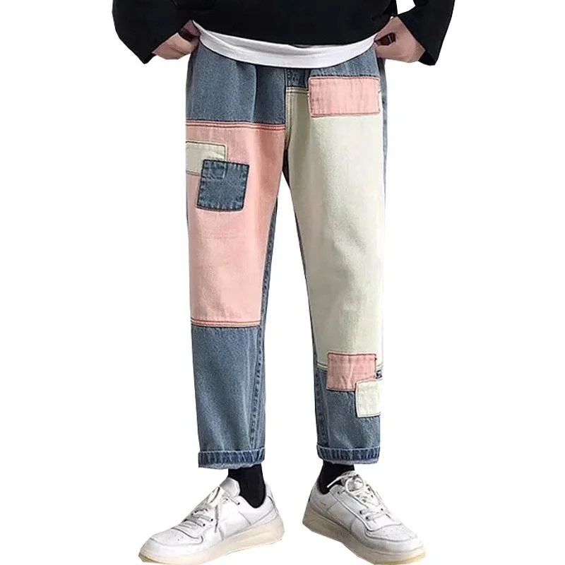 Men's Jeans Men Pants Streetwear Denim 2022 Autumn Ankle Length Hip Hop Trousers Sweatpants