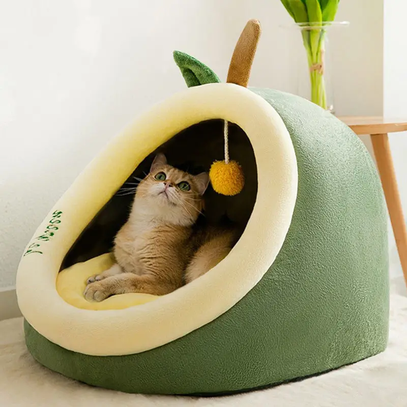 

Pet Supplies Semi-closed PP Cotton Cat Nest Universal for All Seasons