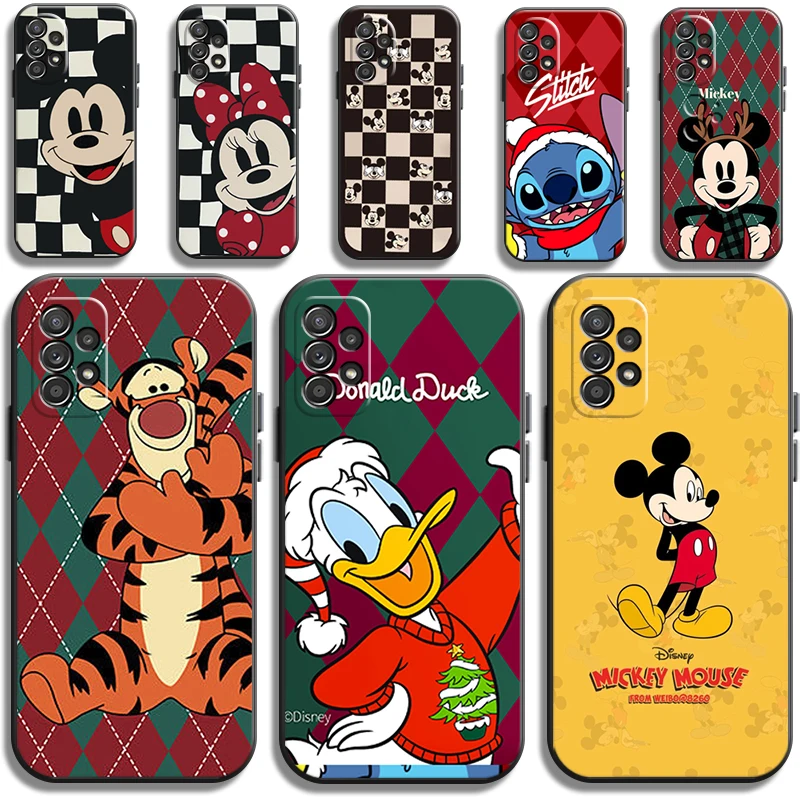 

2022 Disney Mickey Phone Cases For Samsung Galaxy S20 FE S20 Lite S8 Plus S9 Plus S10 S10E S10 Lite M11 M12 Back Cover Carcasa